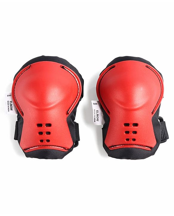 Babyhug Premium Safety Helmet & Protective Gear Set Size XXS - Red