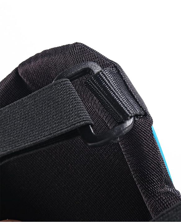 Babyhug Kids Safety Skating Cycling Protective Gear Set for Knee Elbow Wrist Guard Size XXS - Blue