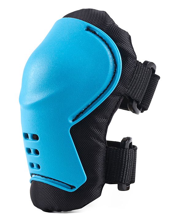 Babyhug Kids Safety Skating Cycling Protective Gear Set for Knee Elbow Wrist Guard Size XXS - Blue