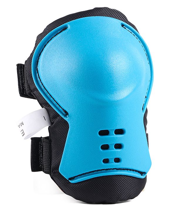Babyhug Kids Safety Skating Cycling Protective Gear Set for Knee Elbow Wrist Guard Size XXS - Blue