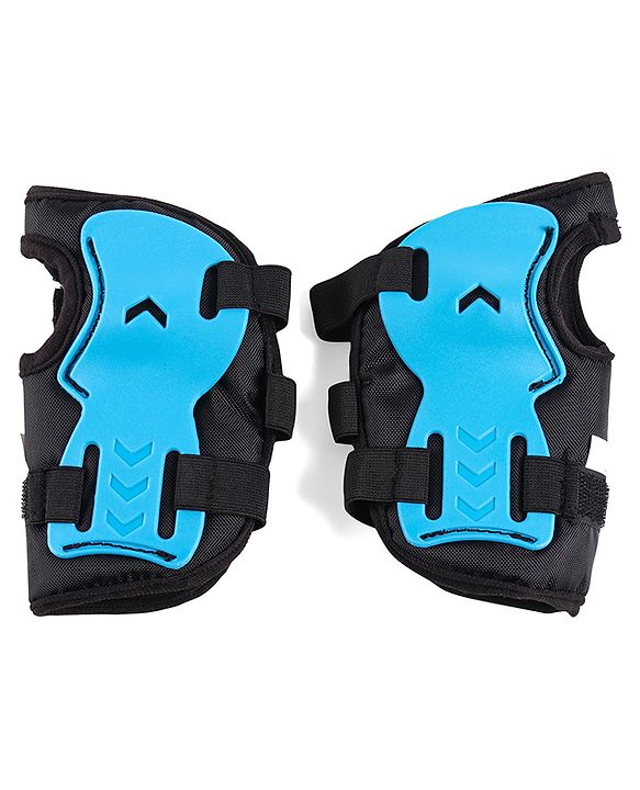 Babyhug Kids Safety Skating Cycling Protective Gear Set for Knee Elbow Wrist Guard Size XXS - Blue