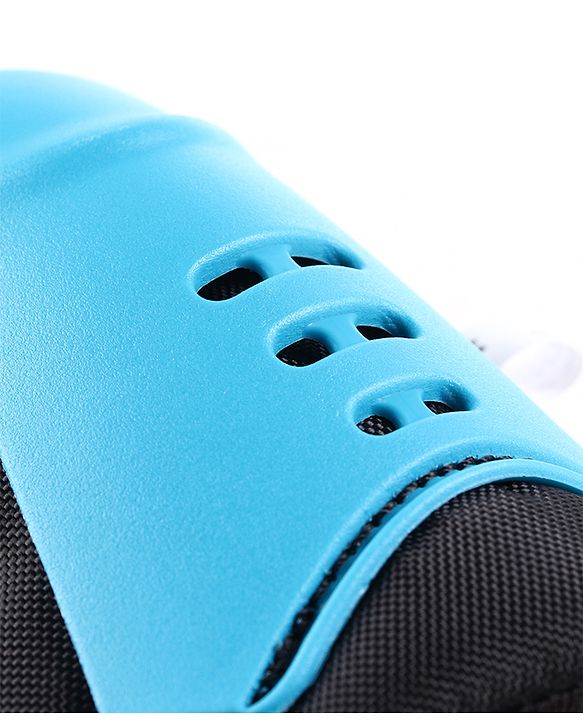 Babyhug Kids Safety Skating Cycling Protective Gear Set for Knee Elbow Wrist Guard Size XXS - Blue