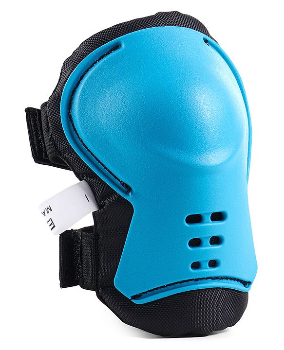 Babyhug Kids Safety Skating Cycling Protective Gear Set for Knee Elbow Wrist Guard Size XXS - Blue