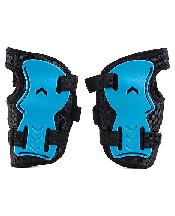 Babyhug Kids Safety Skating Cycling Protective Gear Set for Knee Elbow Wrist Guard Size XXS - Blue