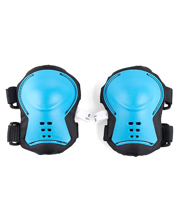Babyhug Kids Safety Skating Cycling Protective Gear Set for Knee Elbow Wrist Guard Size XXS - Blue