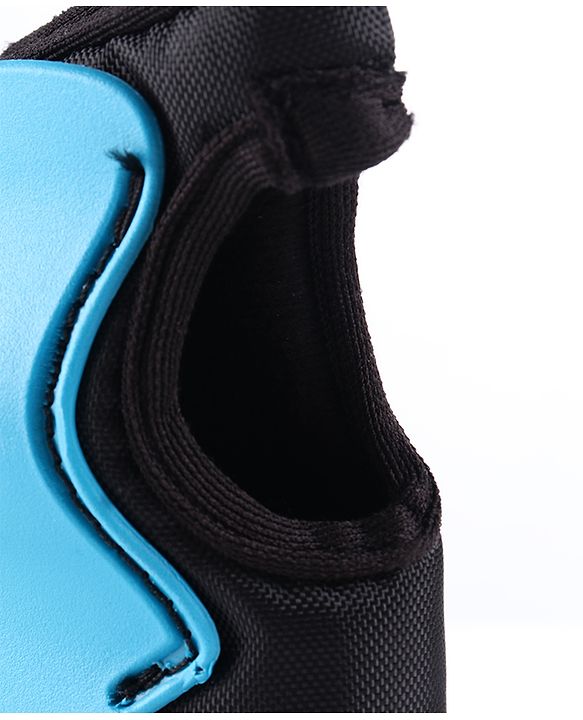 Babyhug Kids Safety Skating Cycling Protective Gear Set for Knee Elbow Wrist Guard Size XXS - Blue