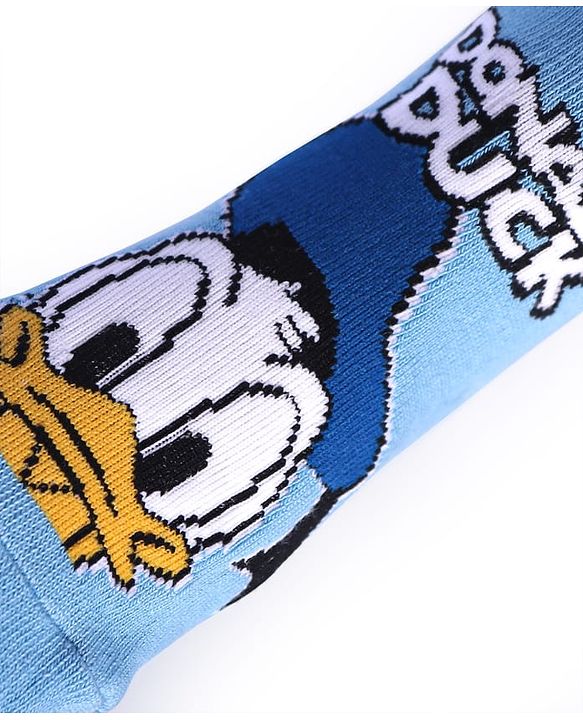 Cute Walk By Babyhug Disney Ankle Length Anti-Bacterial Socks With Mickey, Goofy And Donald Graphics Pack Of 3 - Green Red & Blue