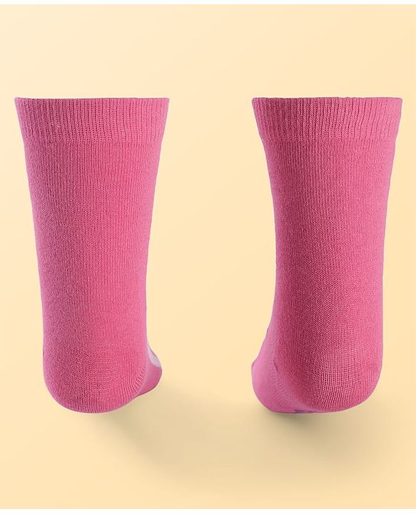 Pine Kids Disney Ankle Length Anti-Bacterial Socks With Minnie Mouse Graphics Pack Of 3 - Pink White & Light Blue