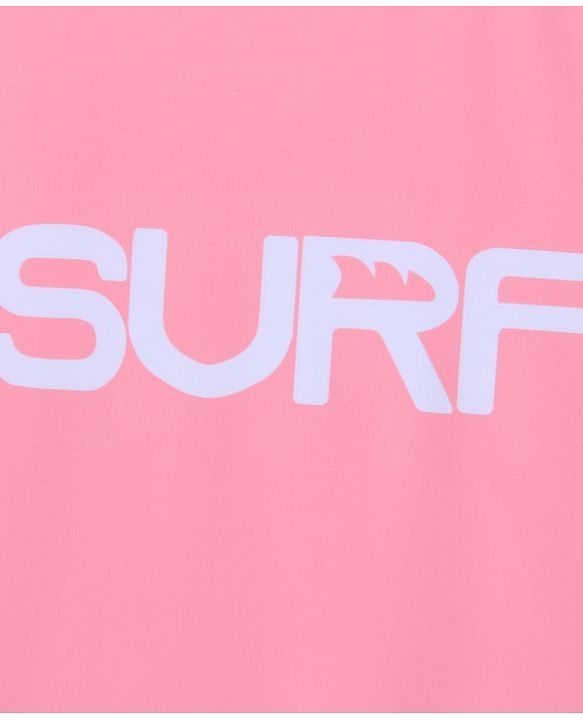 Pine Kids Full Raglan Sleeves Two Piece Swimsuit With Floral Print - Pink