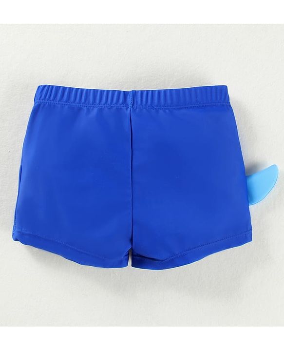 Babyhug Swimming Trunk with Dino Print - Blue