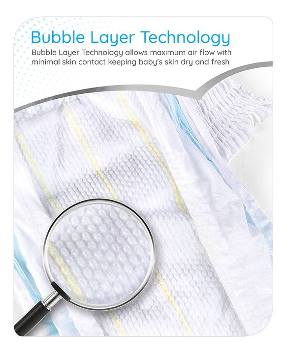 Babyhug Pro Bubble Care Premium Pant Style Diaper Large (L) Size - 44 Pieces