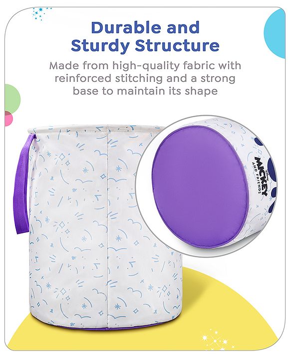 Babyhug Disney Foldable Laundry Bag with Handle Lion King Theme - Red