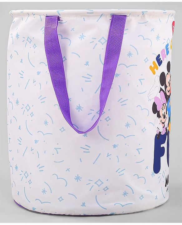 Babyhug Disney Foldable Laundry Bag with Handle Lion King Theme - Red