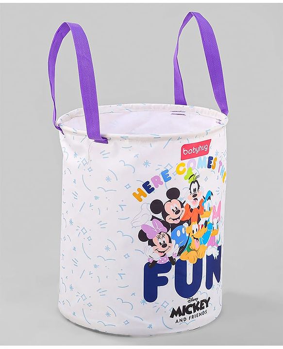 Babyhug Disney Foldable Laundry Bag with Handle Lion King Theme - Red
