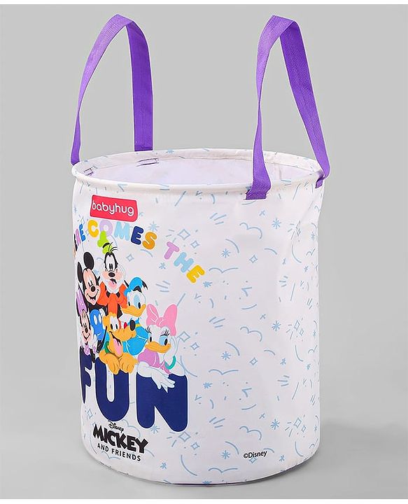 Babyhug Disney Foldable Laundry Bag with Handle Lion King Theme - Red