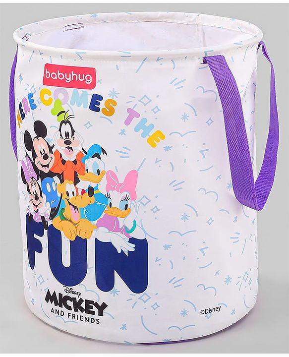 Babyhug Disney Foldable Laundry Bag with Handle Lion King Theme - Red