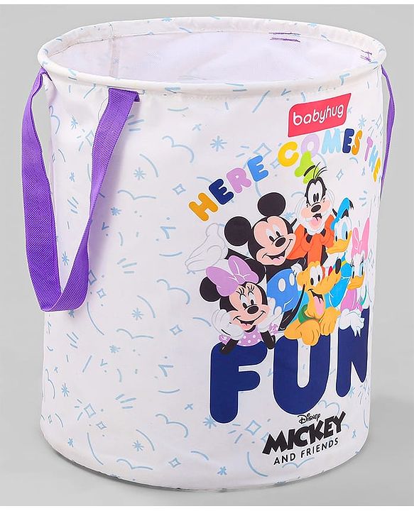 Babyhug Disney Foldable Laundry Bag with Handle Lion King Theme - Red