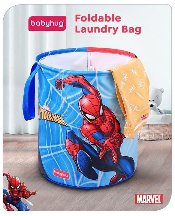 Babyhug Disney Foldable Laundry Bag with Handle Lion King Theme - Red