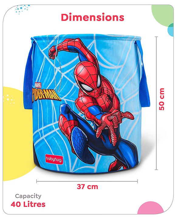 Babyhug Disney Foldable Laundry Bag with Handle Lion King Theme - Red