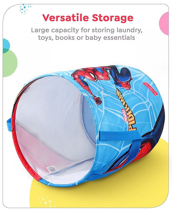 Babyhug Disney Foldable Laundry Bag with Handle Lion King Theme - Red