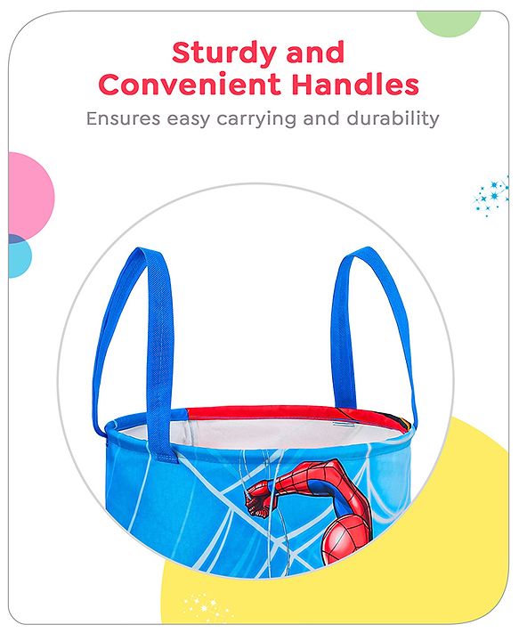 Babyhug Disney Foldable Laundry Bag with Handle Lion King Theme - Red