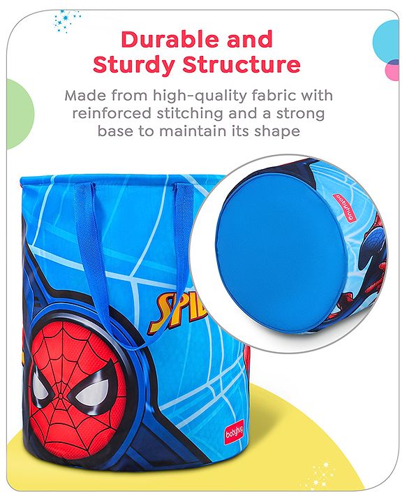 Babyhug Disney Foldable Laundry Bag with Handle Lion King Theme - Red