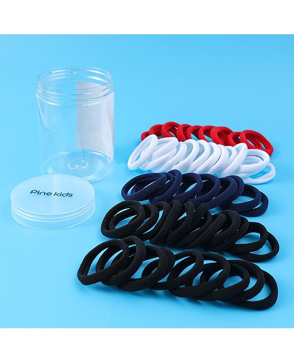 Pine Kids Hair Rubber Bands 25 Pieces - Multicolor