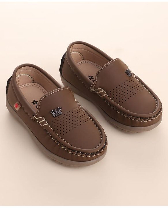 Cute Walk by Babyhug Slip on Formal Loafer Shoes - Brown