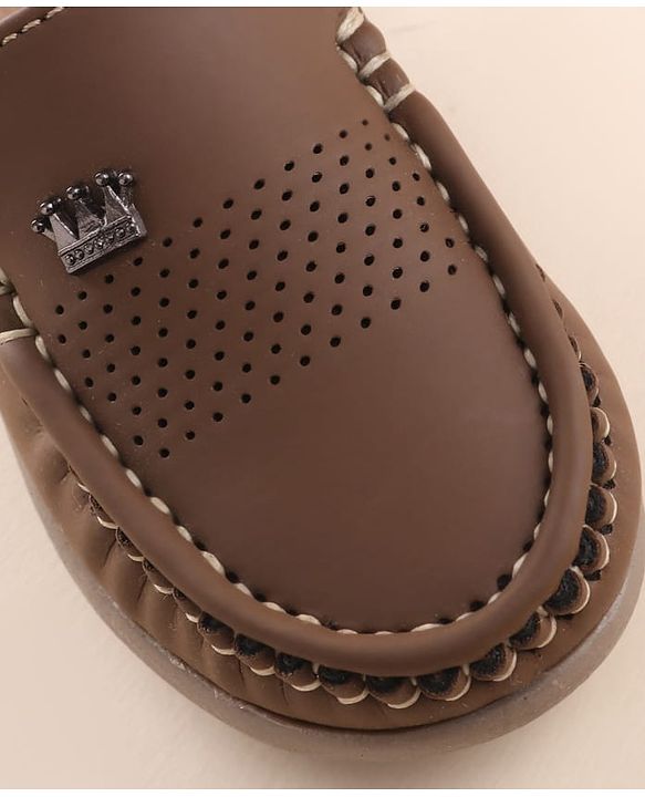 Cute Walk by Babyhug Slip on Formal Loafer Shoes - Brown