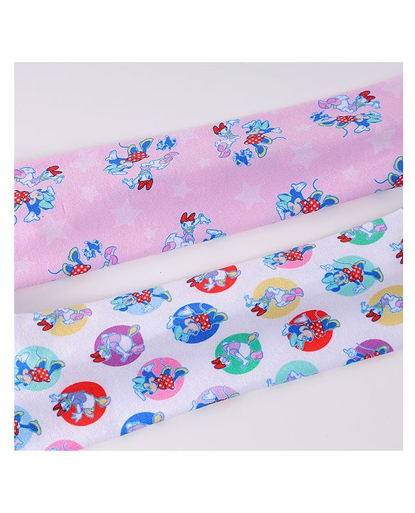 Babyhug Disney Free Size Headbands With Minnie Mouse & Daisy Duck Pack of 2 - Multicolour