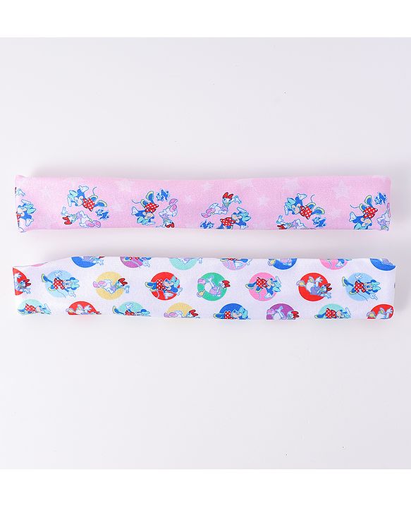 Babyhug Disney Free Size Headbands With Minnie Mouse & Daisy Duck Pack of 2 - Multicolour