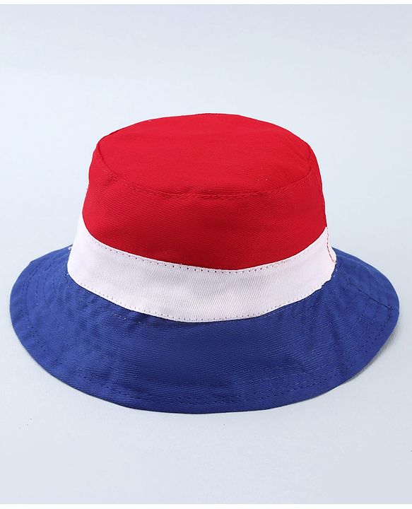 Babyhug Disney Cotton Woven Summer Cap with Mickey Mouse Graphics Green - Diameter 16.6 cm