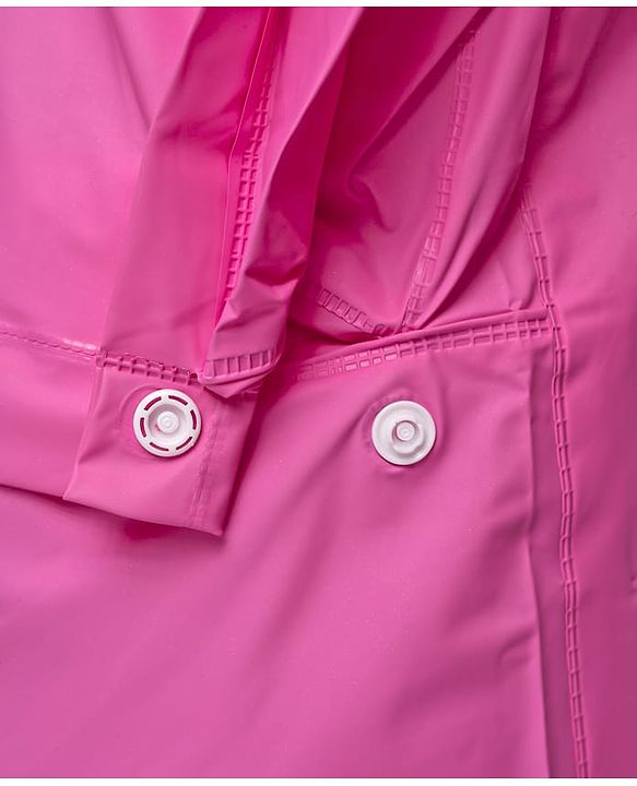 Babyhug Full Sleeves Below Knee Length Raincoat With Sleeping Beauty Print - Pink