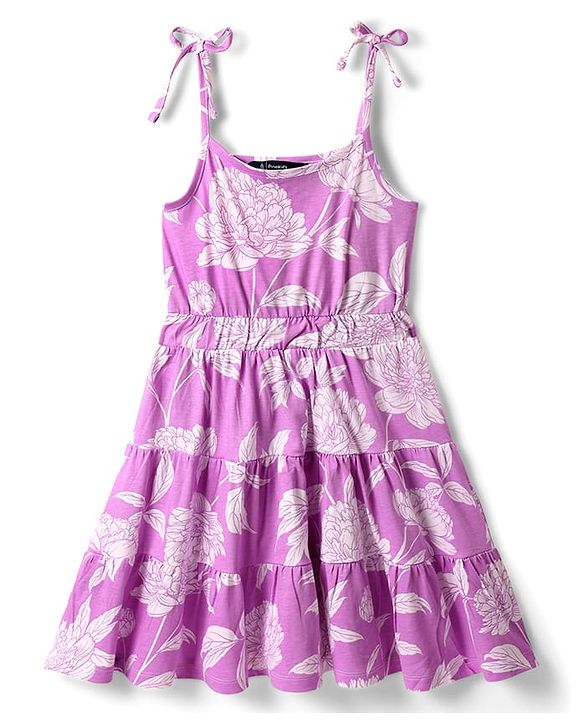 Pine Kids Purple Pine Kids Female One Piece Dresses/Frocks - Purple