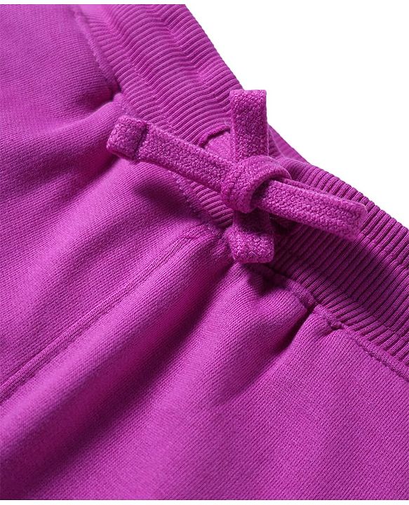 Pine Kids Knit Full Length Solid Color Lounge Pant - Fuchsia