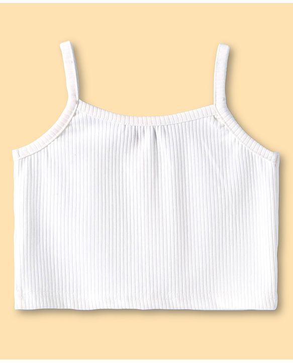 Pine Kids Woven Half Sleeves Solid Color Shirt Style Top with Inner Slip - Navy Blue