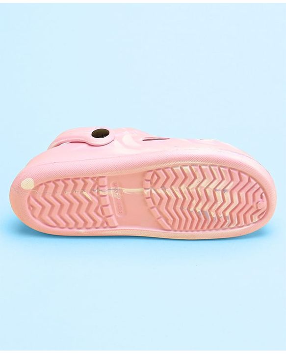 Pine Kids Clogs with Back Strap Closure - Pink ( Marble Print May Vary)