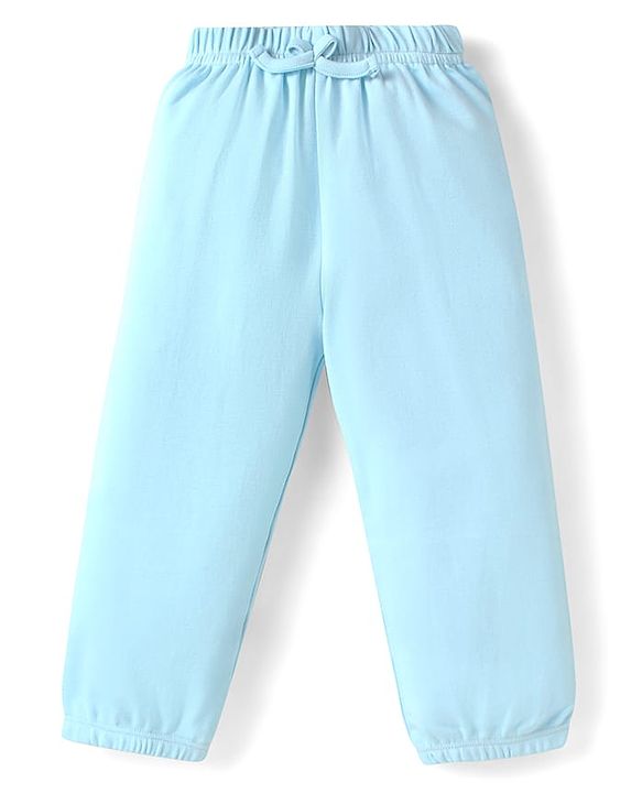 Babyhug Cotton Jersey Knit Full Length Solid Lounge Pants Pack of 5 - Multi Color