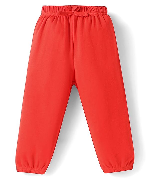 Babyhug Cotton Jersey Knit Full Length Solid Lounge Pants Pack of 5 - Multi Color