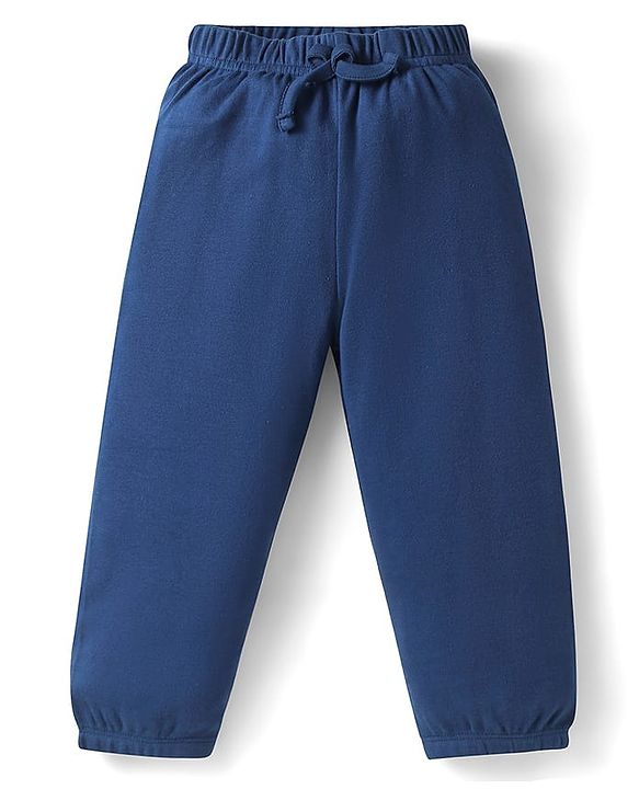 Babyhug Cotton Jersey Knit Full Length Solid Lounge Pants Pack of 5 - Multi Color