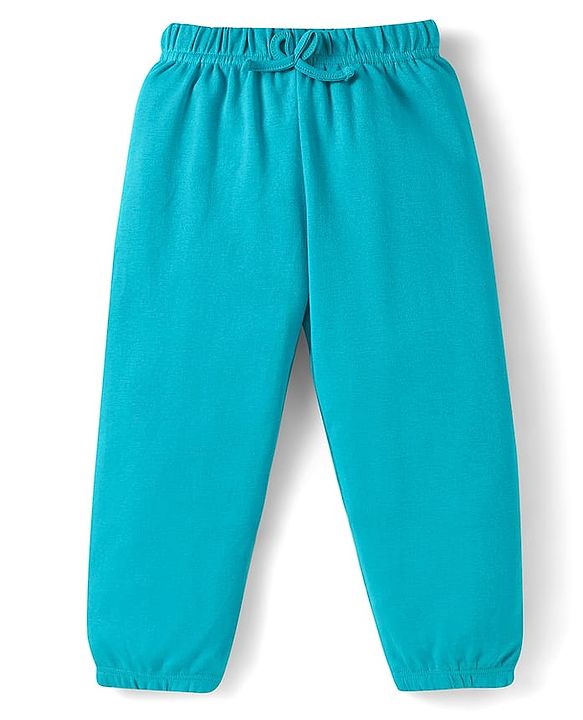 Babyhug Cotton Jersey Knit Full Length Solid Lounge Pants Pack of 5 - Multi Color