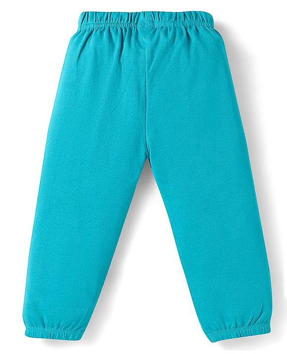 Babyhug Cotton Jersey Knit Full Length Solid Lounge Pants Pack of 5 - Multi Color