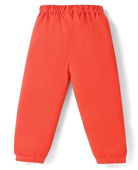 Babyhug Cotton Jersey Knit Full Length Solid Lounge Pants Pack of 5 - Multi Color