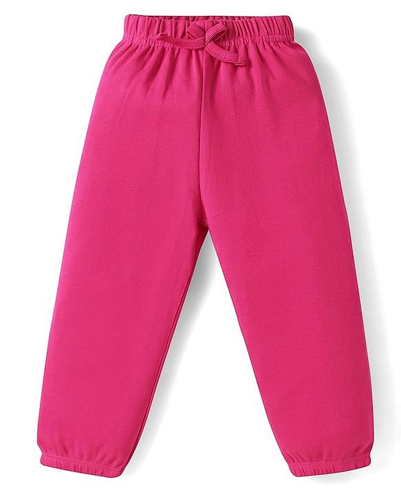 Babyhug Cotton Jersey Knit Full Length Solid Lounge Pants Pack of 5 - Multi Color