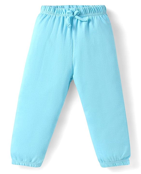 Babyhug Cotton Jersey Knit Full Length Solid Lounge Pants Pack of 5 - Multicolor