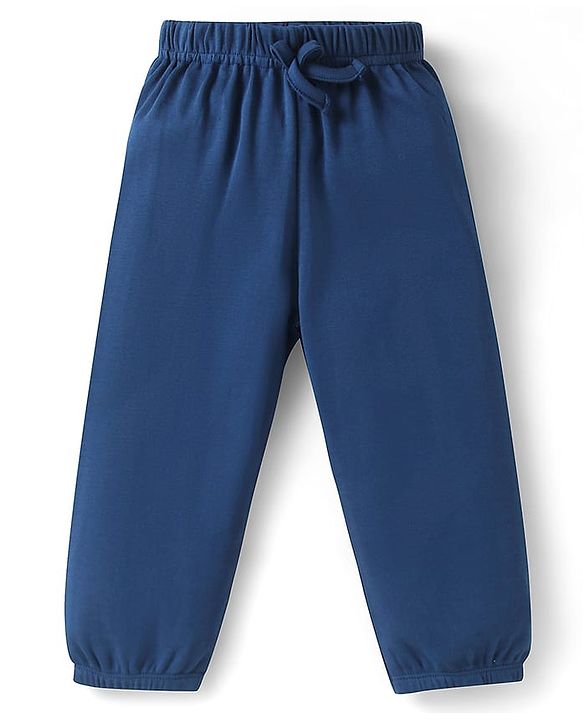 Babyhug Cotton Jersey Knit Full Length Solid Lounge Pants Pack of 5 - Multicolor
