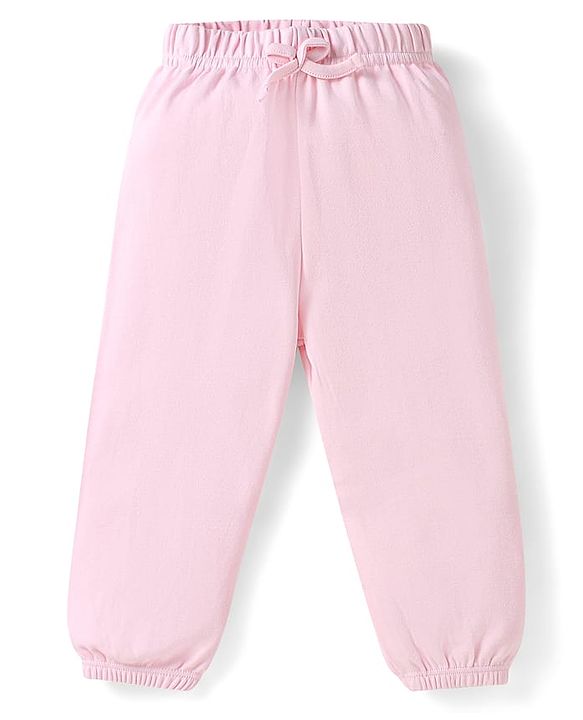 Babyhug Cotton Jersey Knit Full Length Solid Lounge Pants Pack of 5 - Multicolor