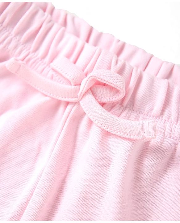 Babyhug Cotton Jersey Knit Full Length Solid Lounge Pants Pack of 5 - Multicolor