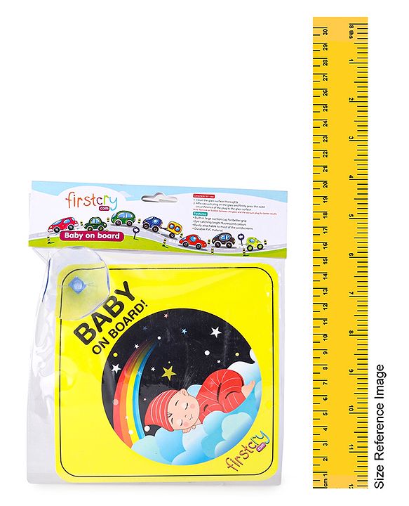 Babyhug Baby On Board Sign - Yellow