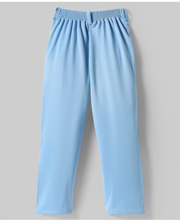 Pine Kids Knit Full Sleeves Solid 3 Piece Party Suit With Bow - Light Blue